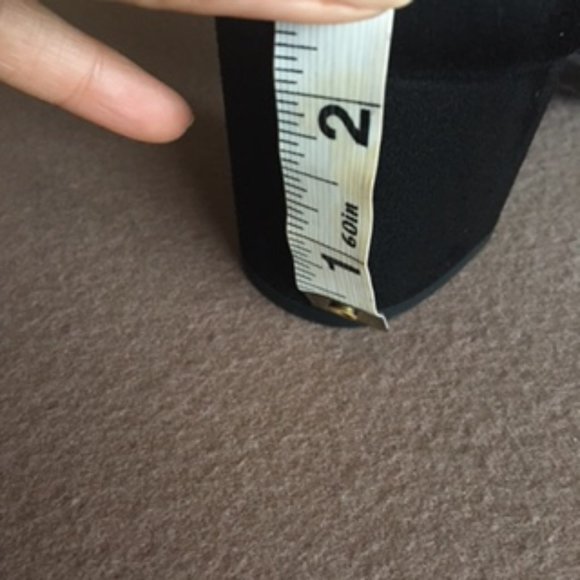 GIANNI BINI Trillia Suede Like Over-the-Knee Block Heel Boots, New, Black 6 - Picture 14 of 14